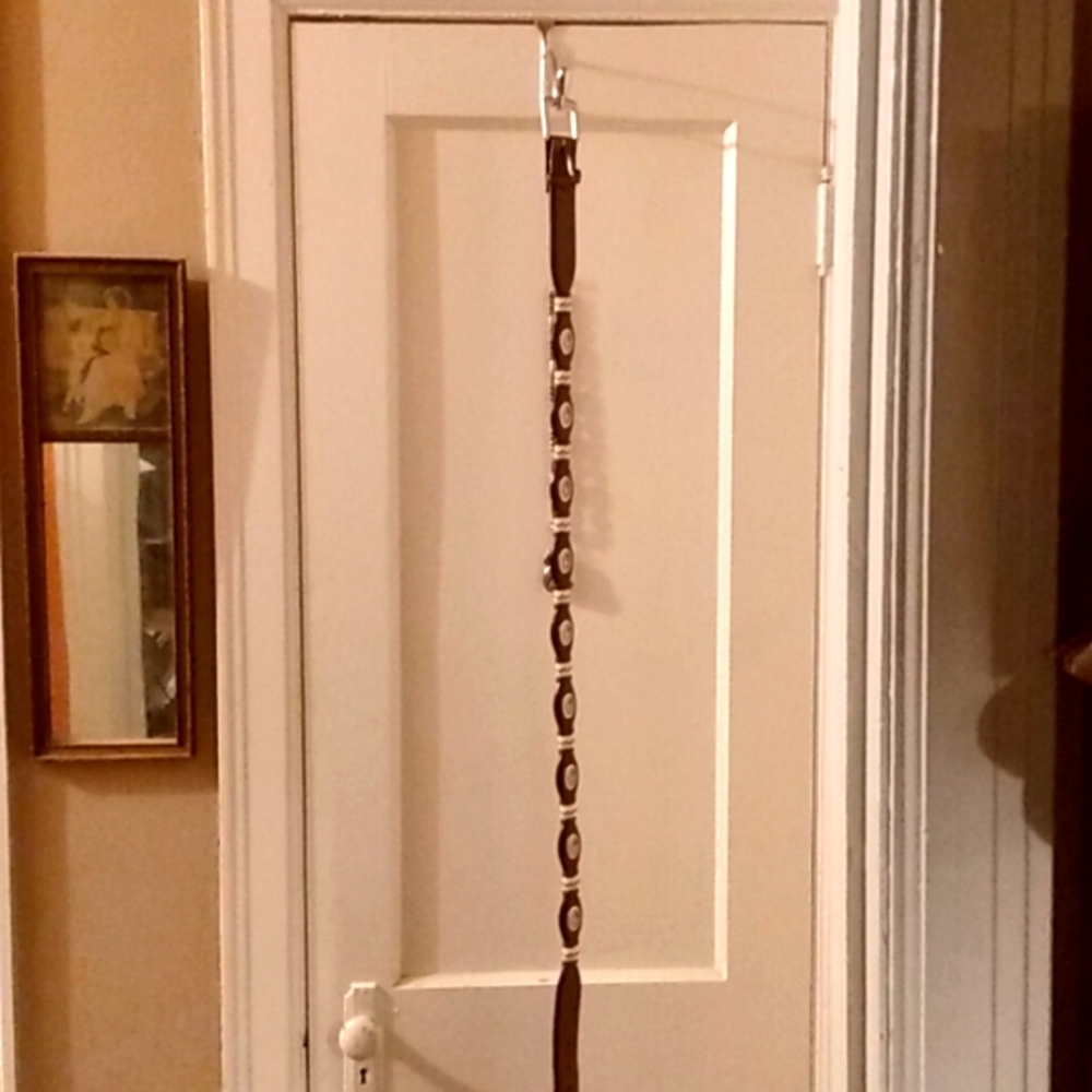 Men's leather belt